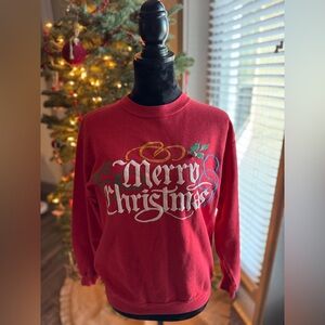 Vintage White Sands Christmas Sweater